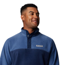 Load image into Gallery viewer, Columbia Men&#39;s Steens Mountain II Half Snap Fleece Top (Collegiate Navy/Dark Mountain)
