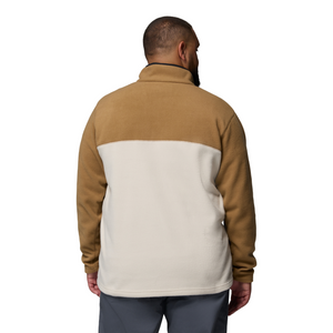 Columbia Men's Steens Mountain II Half Snap Fleece Top (Dark Stone/Delta/Black)
