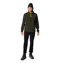 Load image into Gallery viewer, Columbia Men&#39;s Steens Mountain II Half Snap Fleece Top (Greenscape/Canteen)
