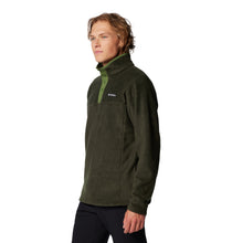 Load image into Gallery viewer, Columbia Men&#39;s Steens Mountain II Half Snap Fleece Top (Greenscape/Canteen)
