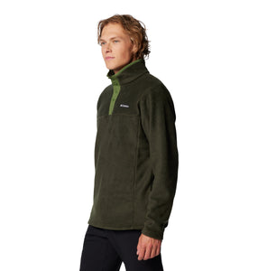 Columbia Men's Steens Mountain II Half Snap Fleece Top (Greenscape/Canteen)