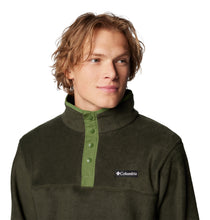 Load image into Gallery viewer, Columbia Men&#39;s Steens Mountain II Half Snap Fleece Top (Greenscape/Canteen)
