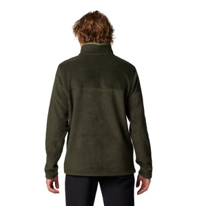 Columbia Men's Steens Mountain II Half Snap Fleece Top (Greenscape/Canteen)