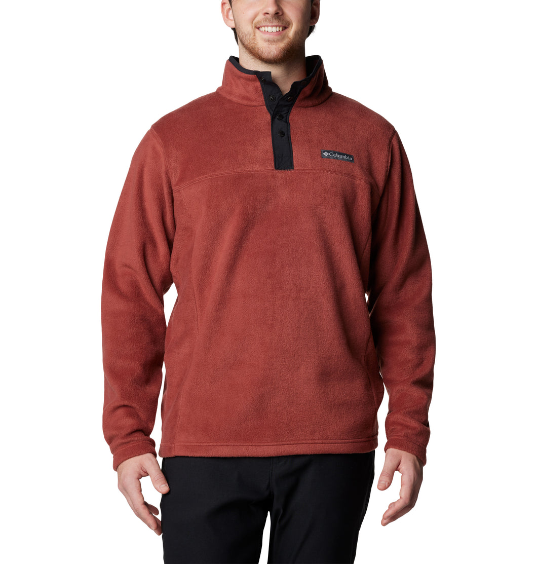 Columbia Men's Steens Mountain II Half Snap Fleece Top (Spice/Black)