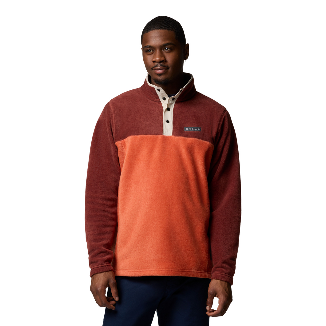 Columbia Men's Steens Mountain Half Snap Fleece Top (Tuscan/Spice)