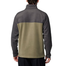 Load image into Gallery viewer, Columbia Men&#39;s Steens Mountain II Half Snap Fleece Top (Stone Green/Shark)
