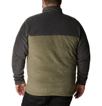 Load image into Gallery viewer, Columbia Men&#39;s Steens Mountain II Half Snap Fleece Top (Stone Green/Shark)
