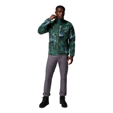Load image into Gallery viewer, Columbia Men&#39;s Steens Mountain Print Full Zip Fleece (Rain Forest Deschutestrees)
