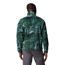 Load image into Gallery viewer, Columbia Men&#39;s Steens Mountain Print Full Zip Fleece (Rain Forest Deschutestrees)
