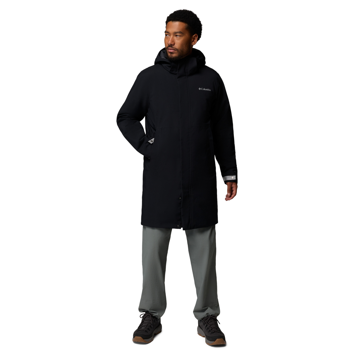 Columbia Men's Street Heights Car Coat Waterproof Insulated Parka Black 010 2174851