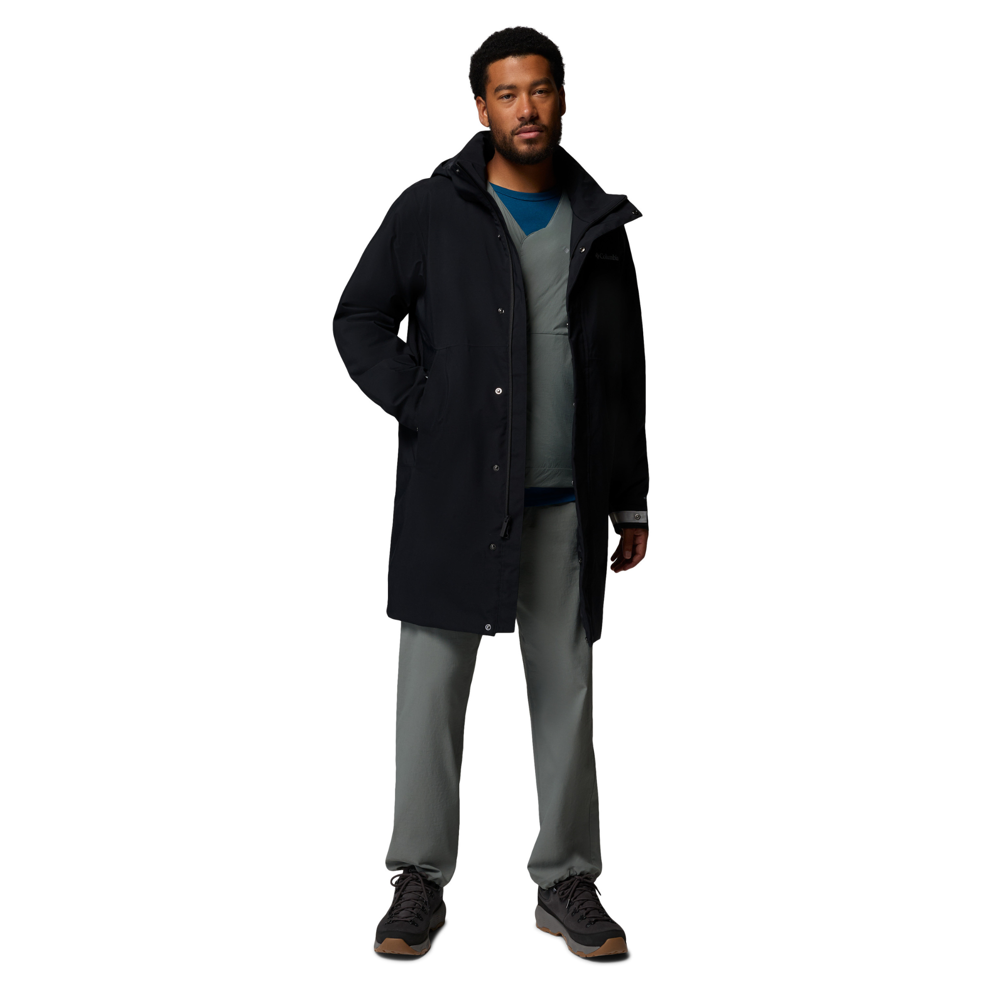 Columbia Men's Street Heights Car Coat Waterproof Insulated Parka Black 010 2174851