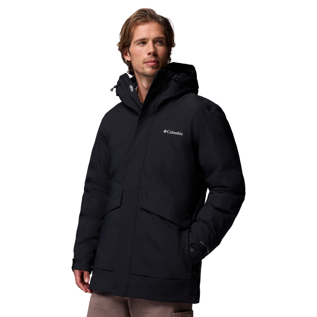 Columbia Men's Street Heights Waterproof Down Insulated Parka (Black)