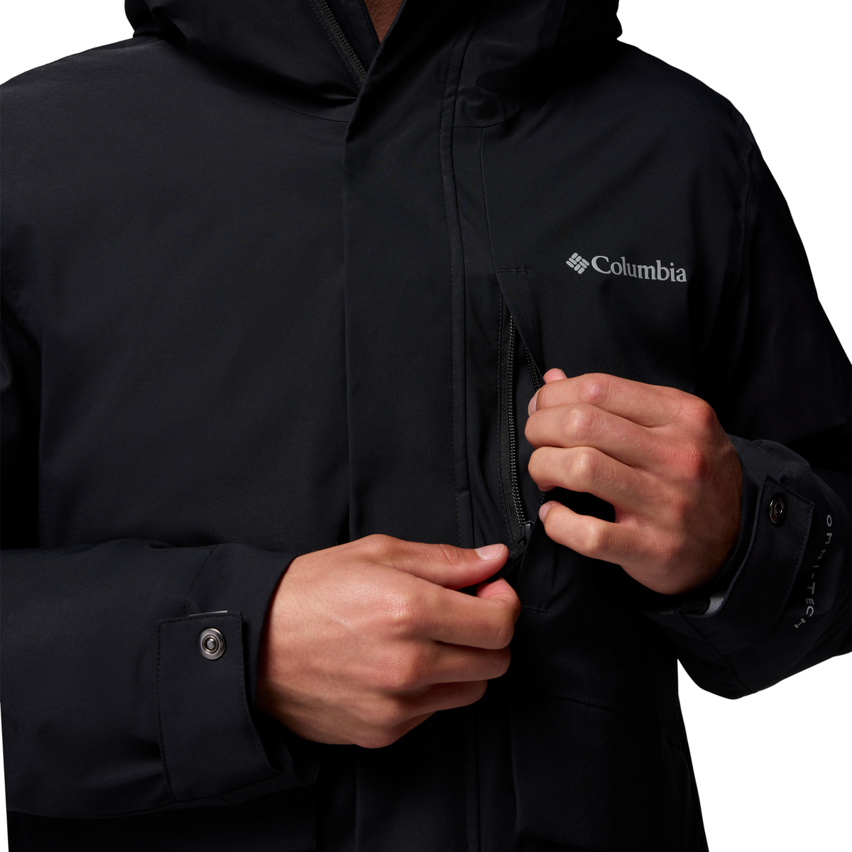Columbia Men's Street Heights Waterproof Down Insulated Parka (Black)