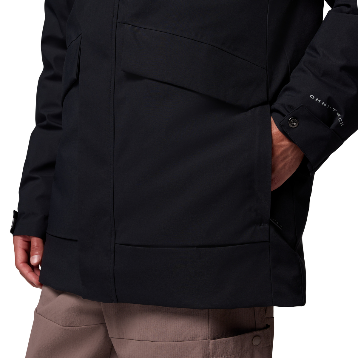 Columbia Men's Street Heights Waterproof Down Insulated Parka (Black)