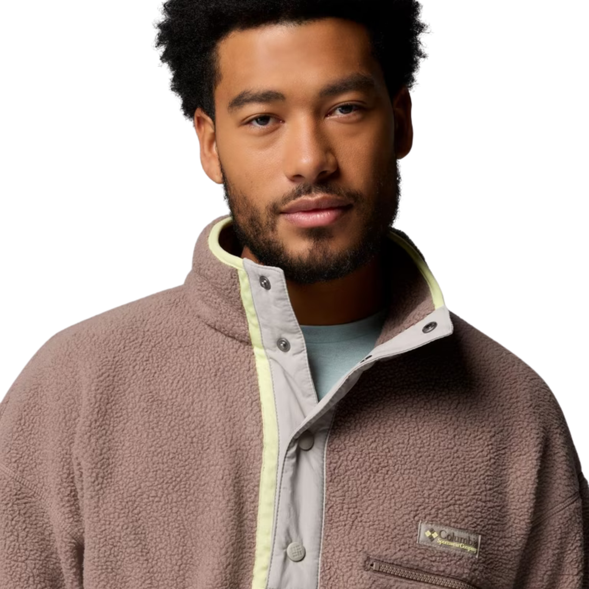 Columbia Men's Helvetia II Half Snap Fleece Top (Iron)