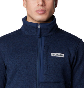 Columbia Men's Sweater Weather II Full Zip Fleece (Collegiate Navy)