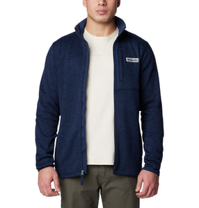 Columbia Men's Sweater Weather II Full Zip Fleece (Collegiate Navy)