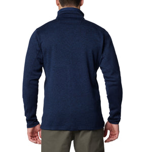 Columbia Men's Sweater Weather II Full Zip Fleece (Collegiate Navy)