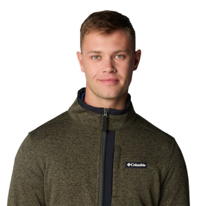 Columbia Men's Sweater Weather II Full Zip Fleece (Greenscape Heather)