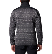 Load image into Gallery viewer, Columbia Men&#39;s Sweater Weather III Printed Half Zip Fleece (Shark Madras Tonal)
