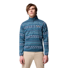 Load image into Gallery viewer, Columbia Men&#39;s Sweater Weather Printed Half Zip Fleece Top (Everblue KnitKnot)
