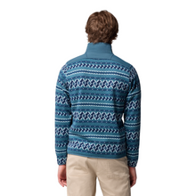 Load image into Gallery viewer, Columbia Men&#39;s Sweater Weather Printed Half Zip Fleece Top (Everblue KnitKnot)
