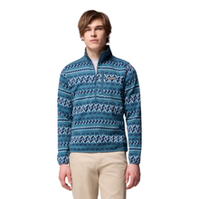Load image into Gallery viewer, Columbia Men&#39;s Sweater Weather Printed Half Zip Fleece Top (Everblue KnitKnot)
