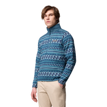 Load image into Gallery viewer, Columbia Men&#39;s Sweater Weather Printed Half Zip Fleece Top (Everblue KnitKnot)
