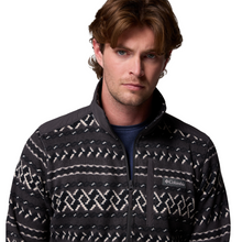 Load image into Gallery viewer, Columbia Men&#39;s Sweater Weather Printed Half Zip Fleece Top (Shark KnitKnot)
