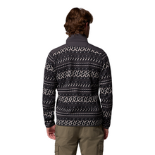 Load image into Gallery viewer, Columbia Men&#39;s Sweater Weather Printed Half Zip Fleece Top (Shark KnitKnot)
