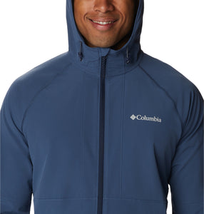 Columbia Men's Tall Heights Hooded Softshell Jacket (Dark Mountain)