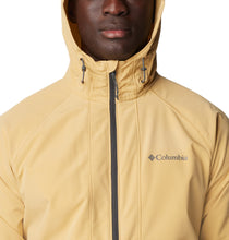 Load image into Gallery viewer, Columbia Men&#39;s Tall Heights Hooded Softshell Jacket (Light Camel)
