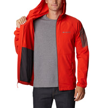 Load image into Gallery viewer, Columbia Men&#39;s Tall Heights Hooded Softshell Jacket (Spicy)
