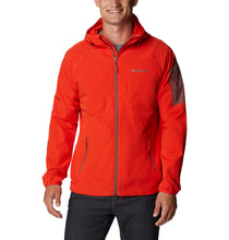 Load image into Gallery viewer, Columbia Men&#39;s Tall Heights Hooded Softshell Jacket (Spicy)
