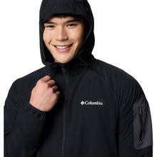 Load image into Gallery viewer, Columbia Men&#39;s Tall Heights II Hooded Softshell Jacket (Black)
