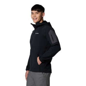 Columbia Men's Tall Heights II Hooded Softshell Jacket (Black)