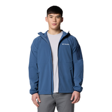 Load image into Gallery viewer, Columbia Men&#39;s Tall Heights II Hooded Softshell Jacket (Dark Mountain)
