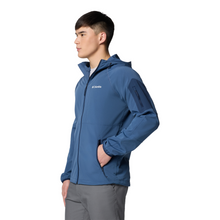 Load image into Gallery viewer, Columbia Men&#39;s Tall Heights II Hooded Softshell Jacket (Dark Mountain)
