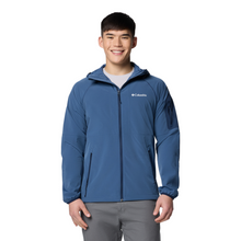 Load image into Gallery viewer, Columbia Men&#39;s Tall Heights II Hooded Softshell Jacket (Dark Mountain)
