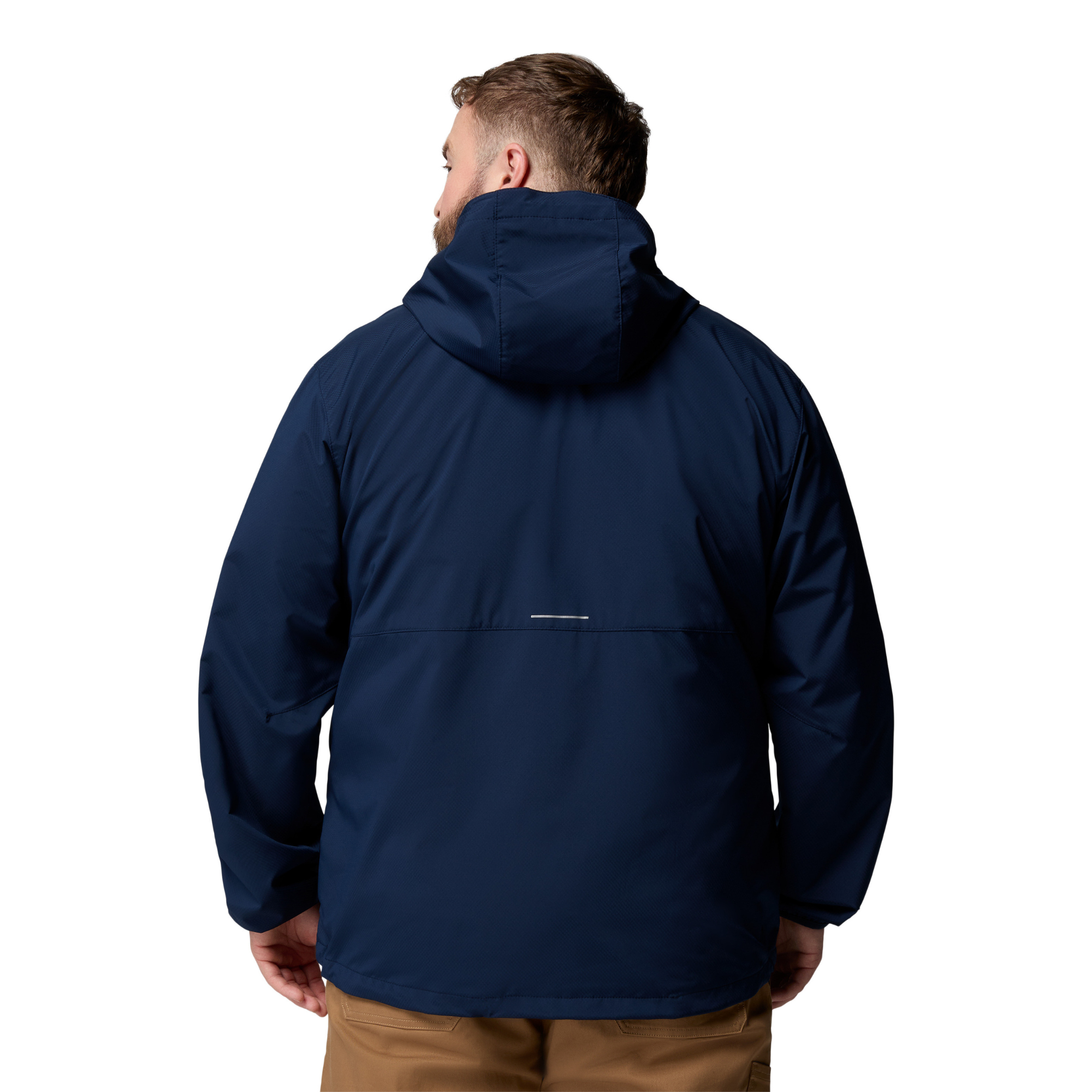 Columbia Men's Tall Heights III Hooded Softshell Jacket (Collegiate Navy/City Grey)