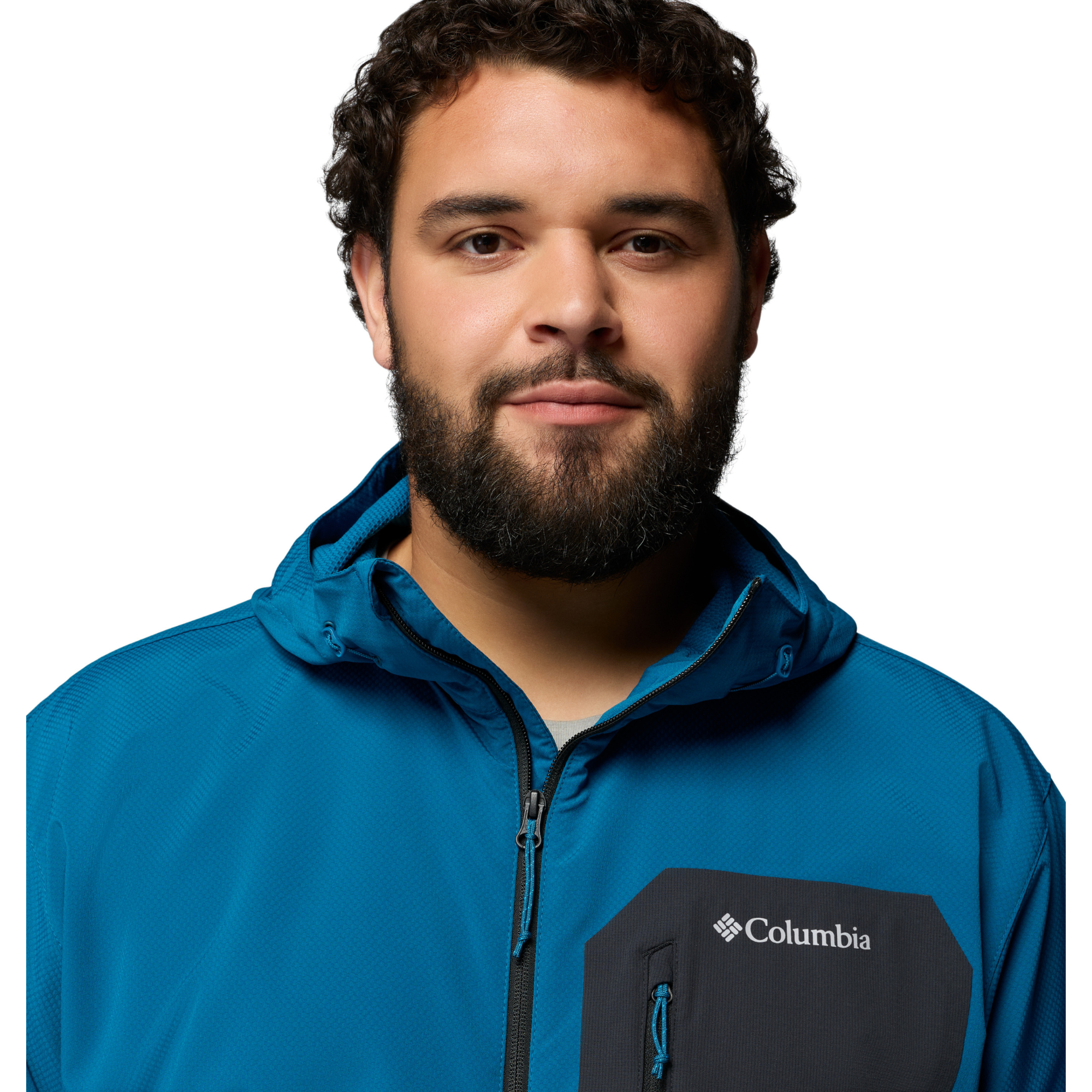 Columbia Men's Tall Heights III Hooded Softshell Jacket Phoenix Blue 442 2155181