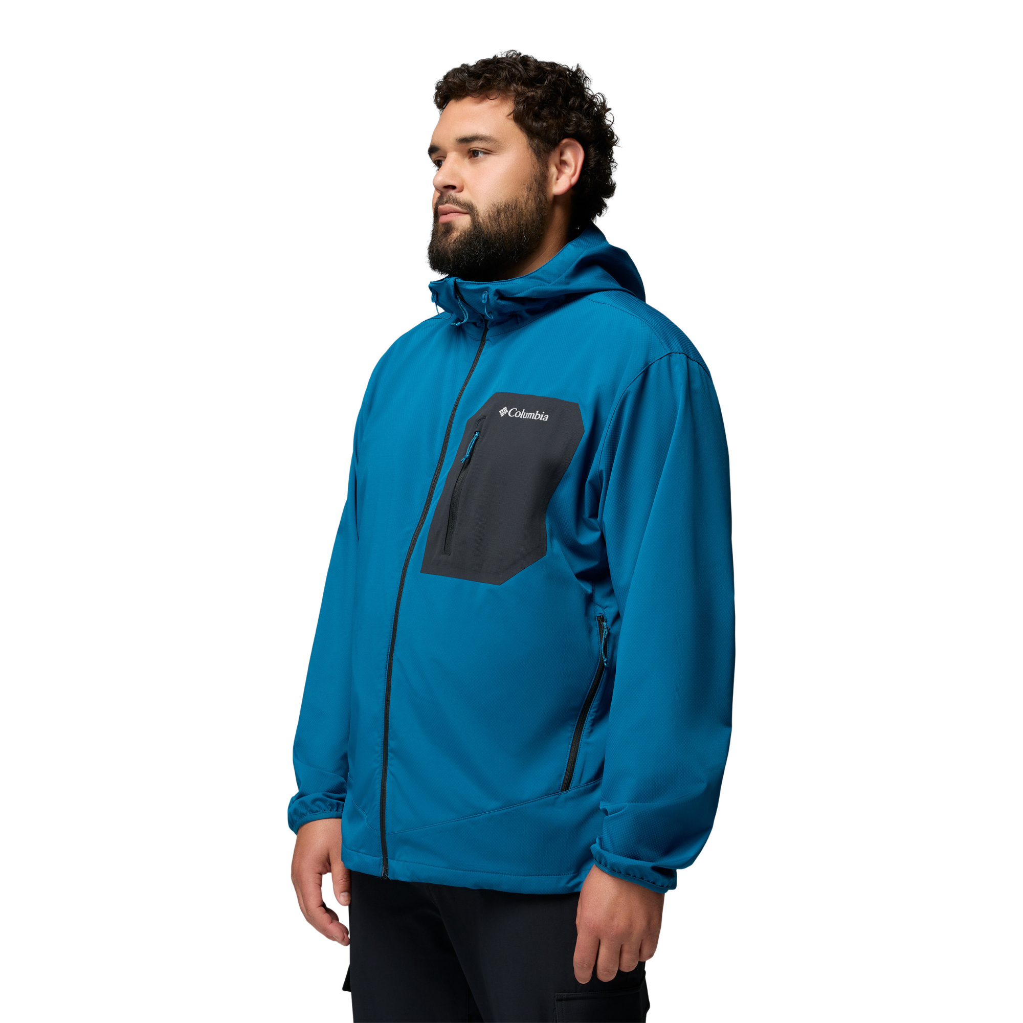 Columbia Men's Tall Heights III Hooded Softshell Jacket Phoenix Blue 442 2155181