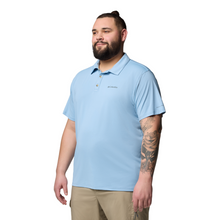 Load image into Gallery viewer, Columbia Men&#39;s Tech Trail Utility Short Sleeve Polo Shirt (Ripple Blue)

