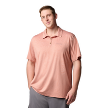 Load image into Gallery viewer, Columbia Men&#39;s Tech Trail Utility Short Sleeve Polo Shirt (Tuscan Heather)

