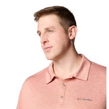 Load image into Gallery viewer, Columbia Men&#39;s Tech Trail Utility Short Sleeve Polo Shirt (Tuscan Heather)
