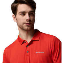 Load image into Gallery viewer, Columbia Men's Tech Trail Utility Technical Polo Shirt (Super Sonic)
