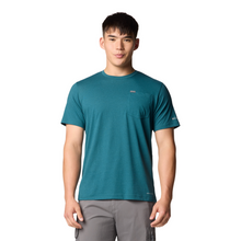 Load image into Gallery viewer, Columbia Men&#39;s Thistletown Hills Pocket Short Sleeve Tee (River Blue Heather)
