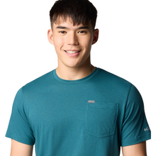 Load image into Gallery viewer, Columbia Men&#39;s Thistletown Hills Pocket Short Sleeve Tee (River Blue Heather)
