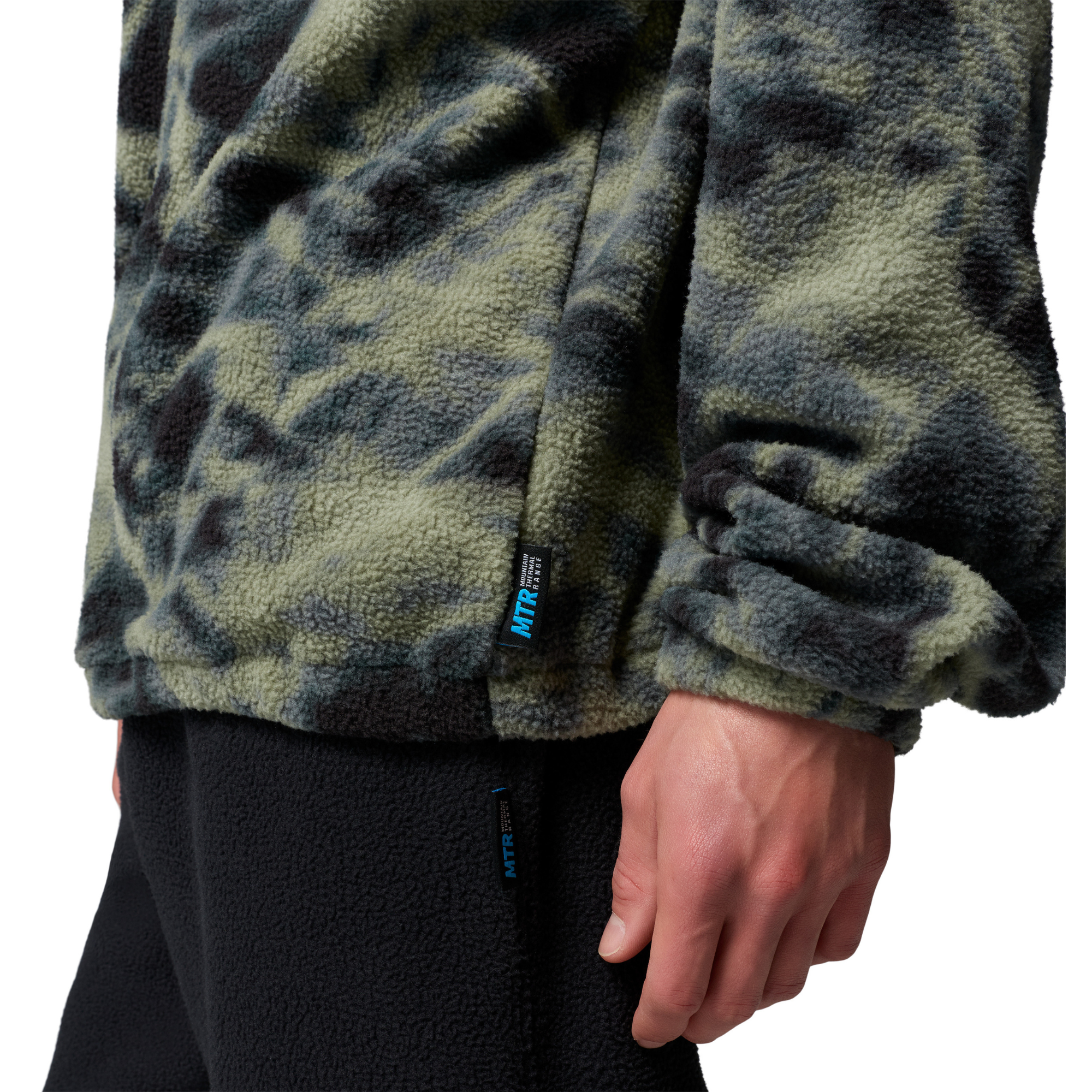 Columbia Men's Timber Crest MTR Printed Half Zip Fleece Top Sedona Sage Icypeaks 342 2173561
