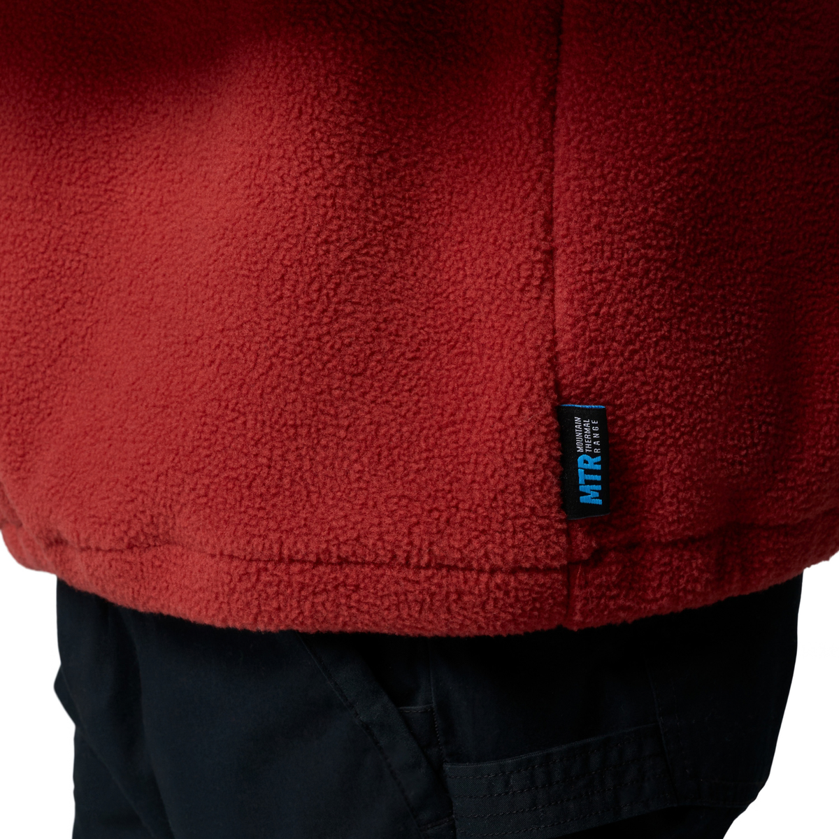 Columbia Men's Timber Crest MTR Sherpa Half Zip Fleece Top (Red Oxide)